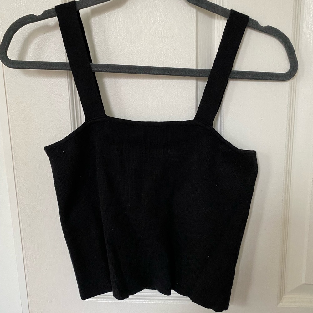 Black Sweater Tank